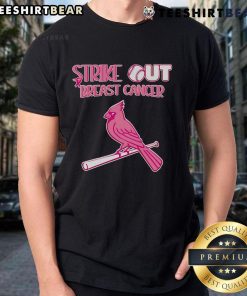 Top Strike Out Breast Cancer St. Louis Cardinals T-Shirt featuring vibrant colors and team logo for a cause.