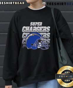 Top Super Chargers Los Angeles Chargers sweatshirt featuring bold team logo and vibrant colors for fans.