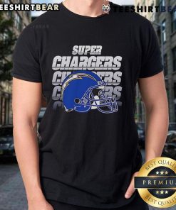 Top Super Chargers Los Angeles Chargers T-Shirt featuring vibrant team logo and bold design for fans and sports enthusiasts.