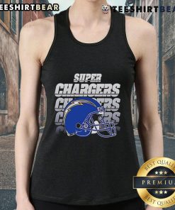 Stylish Los Angeles Chargers tank top featuring vibrant colors and logo, perfect for fans and summer outings.
