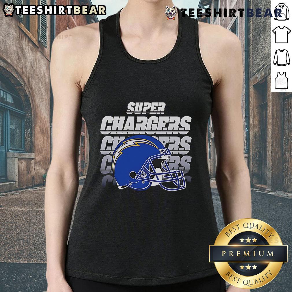 Top Super Chargers Los Angeles Chargers Tank Top Stylish Los Angeles Chargers tank top featuring vibrant colors and logo, perfect for fans and summer outings.