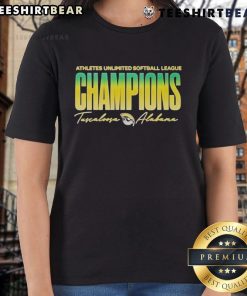 Top Talons Athletes Unlimited Softball League ladies tee featuring vibrant design and comfortable fit for athletes.