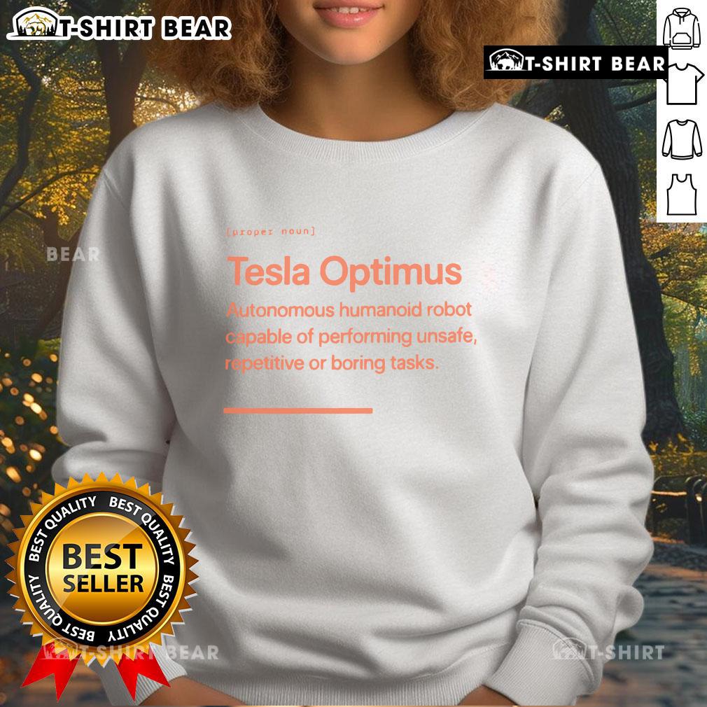 Top Tesla Optimus Botsplained Sweatshirt Top Tesla Optimus Botsplained Sweatshirt featuring a stylish design and vibrant colors, perfect for tech enthusiasts.