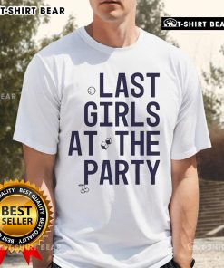 Top The Beaches Last Girls At The Party T-Shirt featuring vibrant colors and fun graphic design, perfect for summer events.
