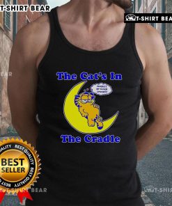 Top The Cats In The Cradle tank top featuring a playful design and soft fabric, perfect for casual wear.