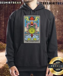 Top The Scientists Tarot Hoodie featuring vibrant tarot card designs for science enthusiasts and fashion lovers.