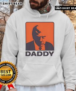 Stylish Top Trump Daddy Hoodie in black, perfect for casual wear and showcasing a fun dad vibe.