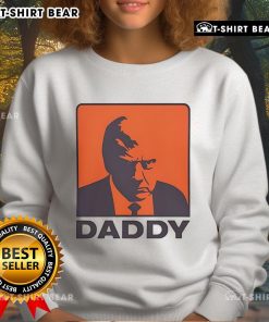 Casual Top Trump Daddy sweatshirt in navy blue, perfect for stylish comfort and showcasing your love for Trump.