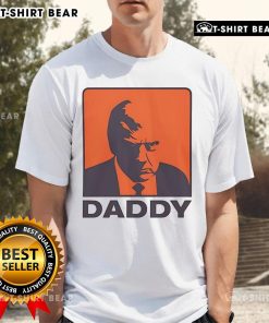 Top Trump Daddy T-Shirt featuring a bold design, perfect for proud dads who love fun and stylish apparel.