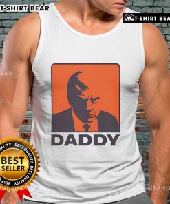 Alt Text: Top Trump Daddy Tank Top featuring bold graphics, perfect for casual summer wear and showcasing fun personality.