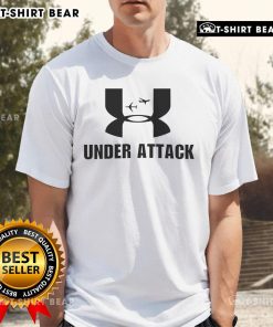 Top Under Attack 911 Logo T-Shirt featuring a bold design and vibrant colors, perfect for patriotic supporters.