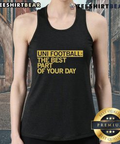 Top UNI Football Best Part Of Your Day Tank Top featuring vibrant design for sports fans and casual wear enthusiasts.