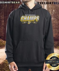 Alt Text: 2025 hoodie celebrating Top Virginia Regional TBT Champs, featuring vibrant team colors and logo design.