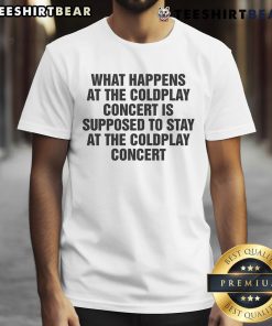 Top What Happens At The Concert T-Shirt featuring vibrant graphics and concert-themed design for music lovers.