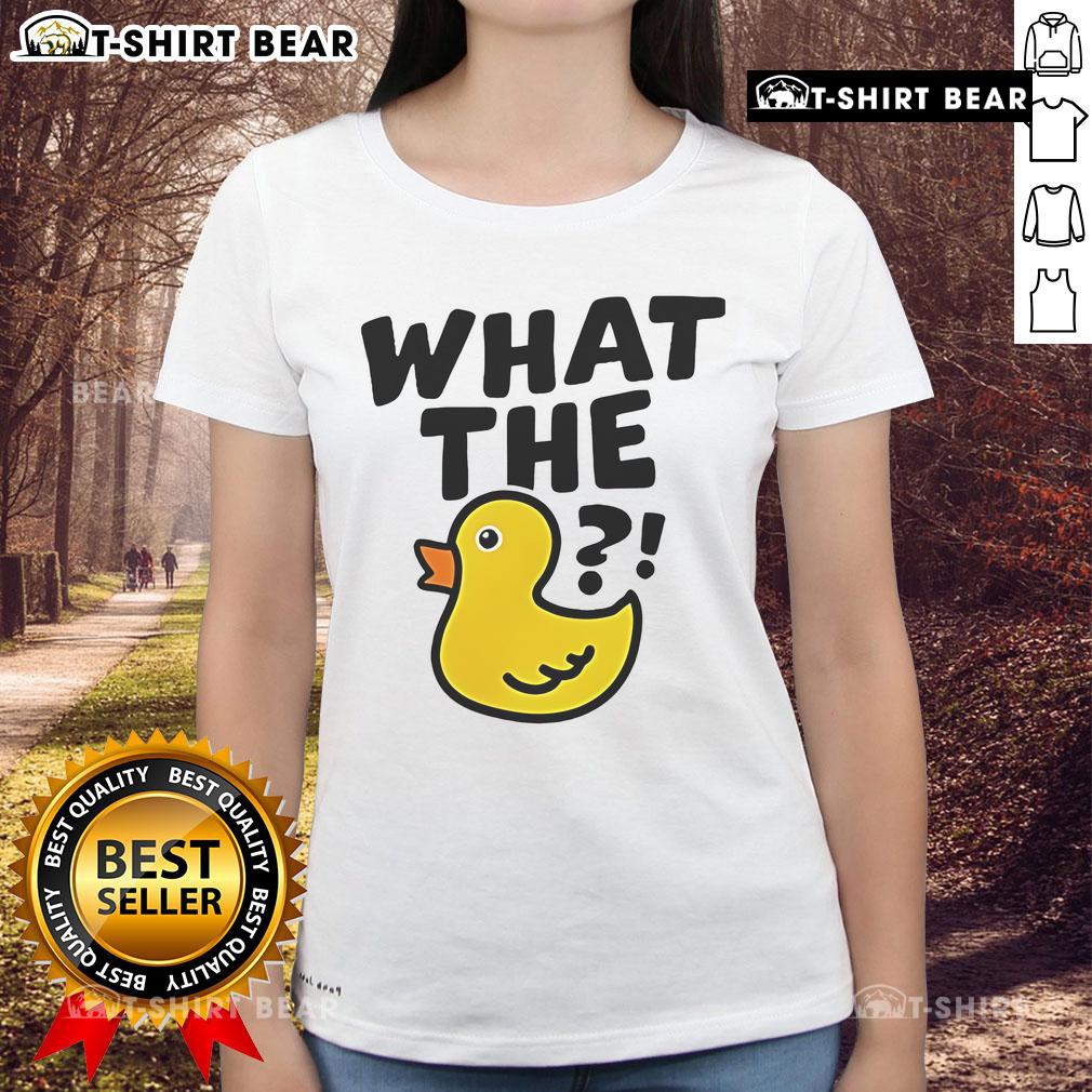 Top What The Duck Meme Ladies Tee Top What The Duck Meme Ladies Tee featuring a fun graphic design perfect for casual wear and meme enthusiasts.