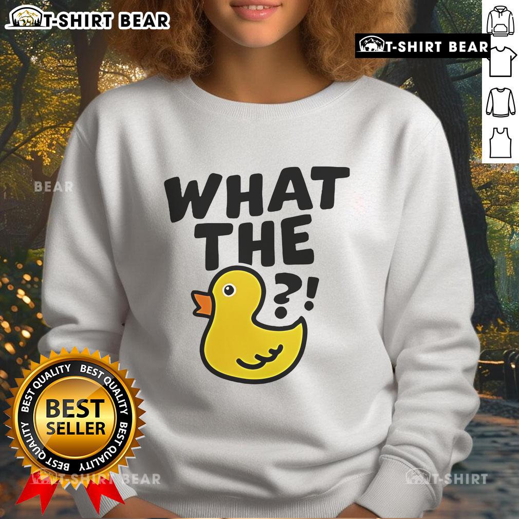 Top What The Duck Meme Sweatshirt Top What The Duck Meme Sweatshirt featuring a humorous duck graphic and vibrant colors, perfect for meme lovers.