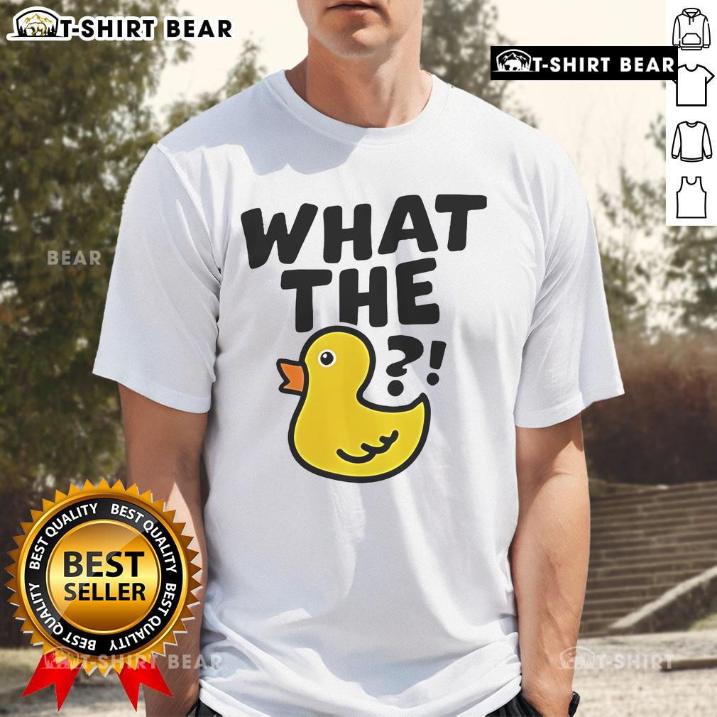 Top What The Duck Meme T Shirt Top What The Duck Meme T-Shirt featuring a humorous duck graphic, perfect for meme lovers and casual wear enthusiasts.