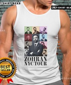 Stylish Top Zohran Mamdani NYC Eras Tour 2025 tank top featuring vibrant graphics and a trendy design for fans.