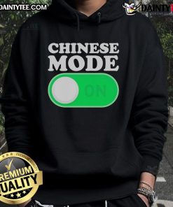 Official Chinese Mode ON Hoodie featuring a stylish design and vibrant colors, perfect for casual wear.