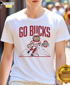 Nice Ohio State Buckeyes Baseball Masscot Court T-Shirt