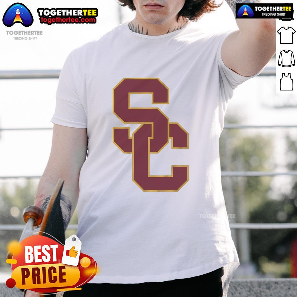 Original Usc Trojans Football Primary Logo T Shirt Original USC Trojans Football primary logo T-shirt featuring vibrant colors and iconic design for fans and collectors.