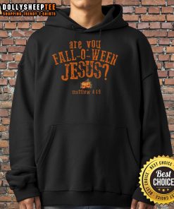 Awesome Are You Fall O Halloween Jesus Hoodie featuring a vibrant design perfect for autumn festivities.