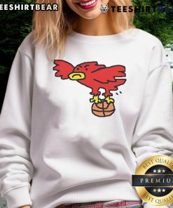 Awesome Atlanta Hawk Bird Art Sweatshirt featuring a vibrant hawk design on a cozy fabric for stylish comfort.