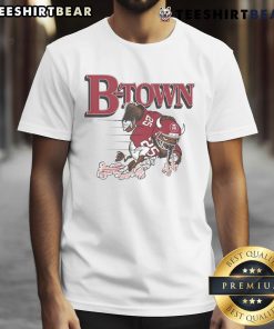 Awesome B-Town Hoosiers Indiana Hoosier The Bison T-Shirt featuring vibrant graphics and comfortable fit, perfect for fans.