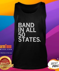 Awesome Band in All 50 States Tank Top featuring vibrant design and comfortable fit, perfect for music lovers and fans.
