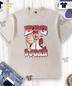 Awesome Big Sugar Zach Maxwell washed t-shirt in vibrant colors, perfect for casual wear and music fans.