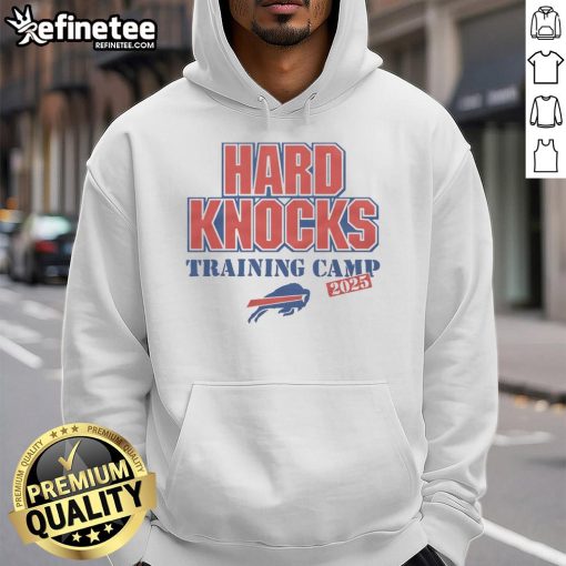 Awesome Buffalo Bills Hard Knocks Training Camp 2025 Hoodie featuring team colors and logo, perfect for fans.