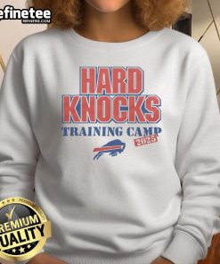 Awesome Buffalo Bills Hard Knocks Training Camp 2025 sweatshirt featuring bold team logo and vibrant colors.