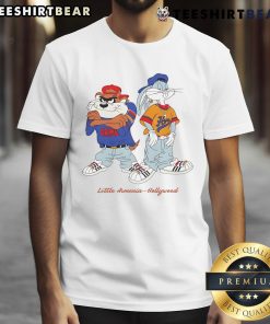Awesome Bugs Bunny and Taz Little Armenia Hollywood T-Shirt featuring vibrant cartoon graphics for fans of classic animation.