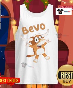Awesome Chilli Heeler Bevo Longhorn Tank Top featuring a vibrant design perfect for casual summer wear.