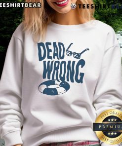 Awesome Dead Wrong Glasses Sweatshirt featuring a bold graphic design, perfect for casual wear and stylish outfits.