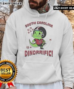 Awesome Dinosaur South Carolina Gamecocks Dino Riffic Hoodie featuring a playful dino design for fans and comfort.