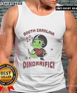 Awesome Dinosaur South Carolina Gamecocks Dino Riffic Tank Top featuring a playful dino design perfect for fans.