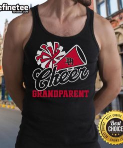 Awesome Dixie Cheer Megaphone Grandparent Tank Top featuring a vibrant design, perfect for proud grandparents at events.