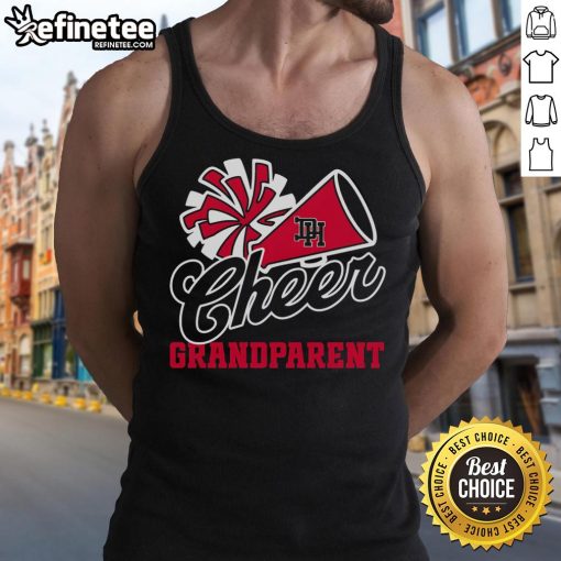 Awesome Dixie Cheer Megaphone Grandparent Tank Top featuring a vibrant design, perfect for proud grandparents at events.
