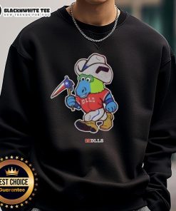 Awesome DLLS mascot mashup sweatshirt featuring vibrant graphics and a cozy design, perfect for casual wear.
