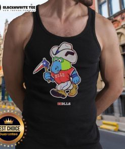 Awesome DLLS mascot mashup tank top featuring vibrant colors and a playful design, perfect for casual summer wear.
