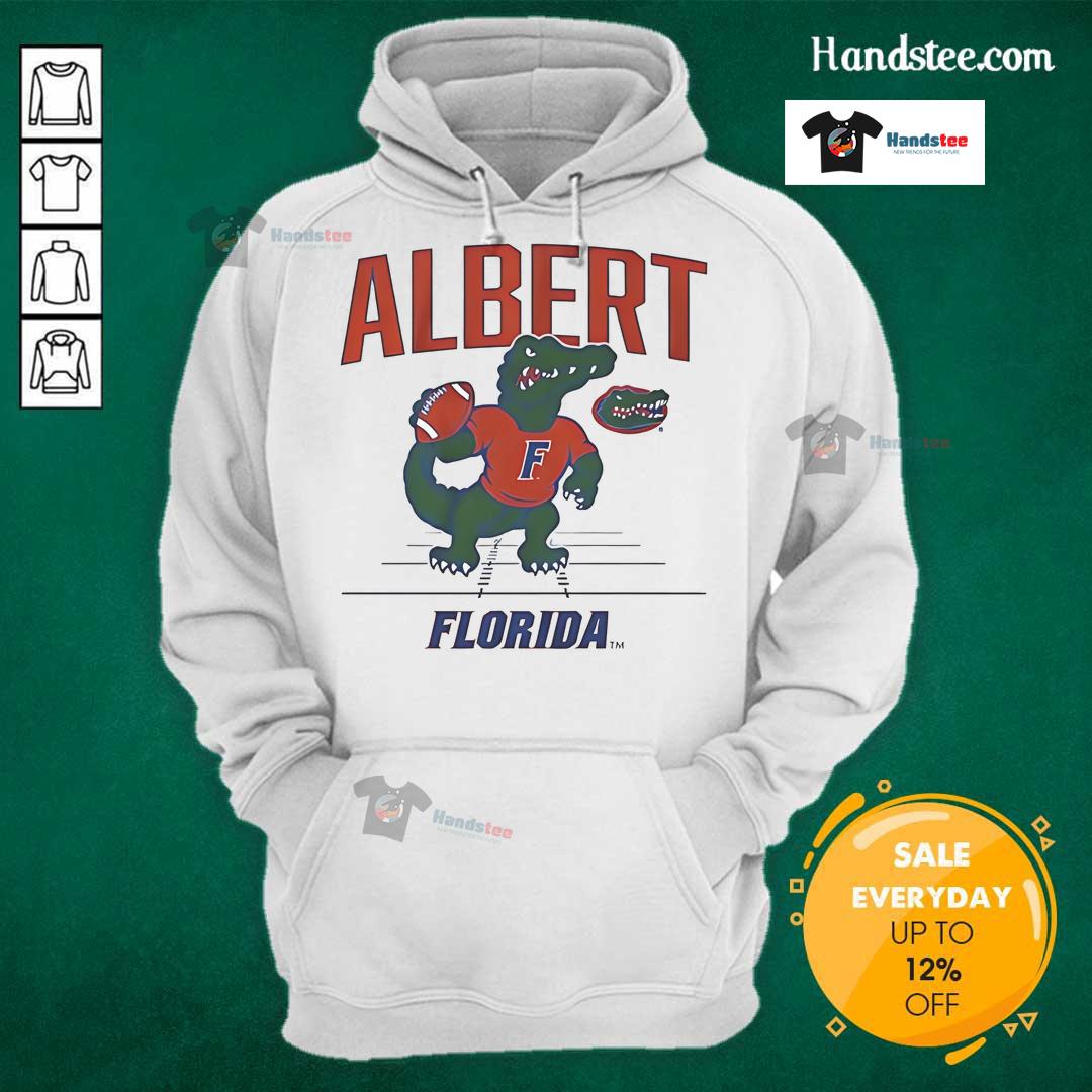 Awesome Florida Gators Football Gridiron Albert Mascot Hoodie Alt Text: Florida Gators football hoodie featuring Albert the mascot, perfect for game day and showcasing team spirit.
