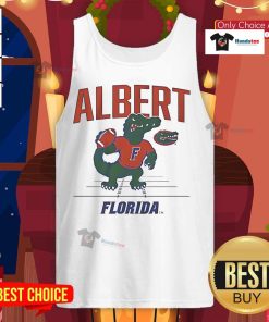 Florida Gators football tank top featuring Albert the mascot, perfect for game day and sports fan apparel.