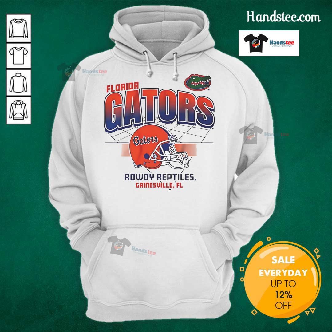 Awesome Florida Gators Football Helmet Grid Rowdy Reptiles Hoodie Awesome Florida Gators football helmet with Rowdy Reptiles hoodie, showcasing team spirit and style for fans.