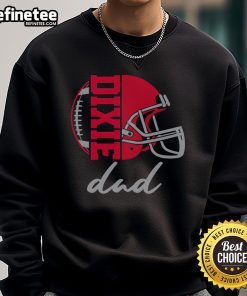 Awesome football helmet dad sweatshirt in navy blue, perfect for sports-loving fathers and fans.