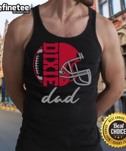 Awesome football helmet dad tank top featuring a bold graphic design, perfect for football fans and casual wear.
