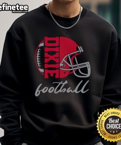 Awesome football sweatshirt featuring a bold football helmet design, perfect for fans and sports enthusiasts.