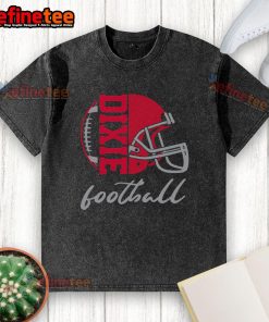 Awesome football helmet graphic on a washed t-shirt, perfect for football fans and casual wear enthusiasts.