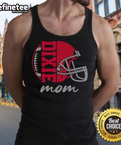 Alt Text: Awesome football helmet mom tank top featuring a stylish design for football-loving moms.