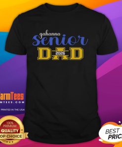 Awesome Gahanna Senior Dad 2026 T-Shirt featuring bold graphics and a stylish design for proud parents celebrating graduation.